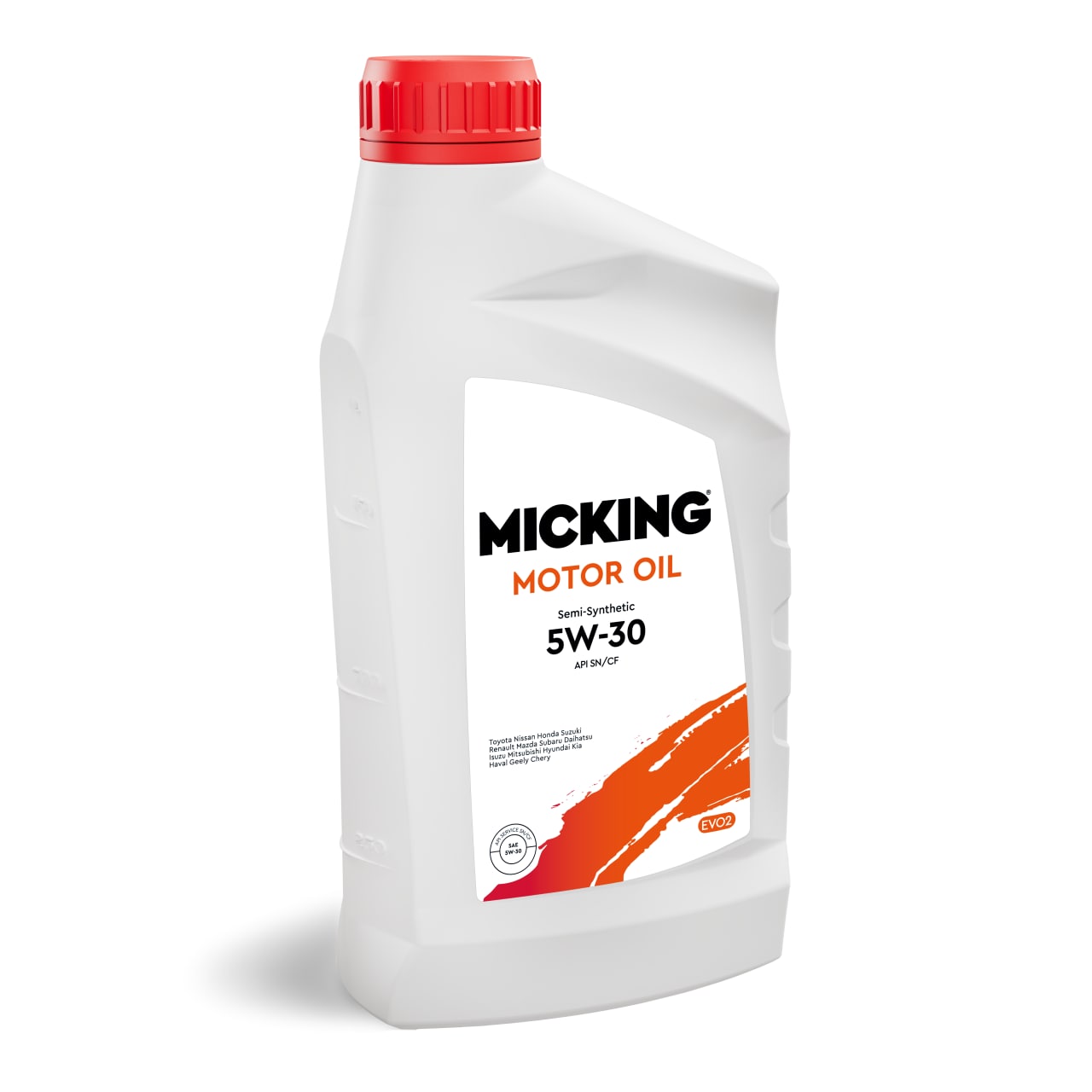 Масло моторное MICKING Motor Oil EVO2 5w30 SN/CF 1л полусинтетическое